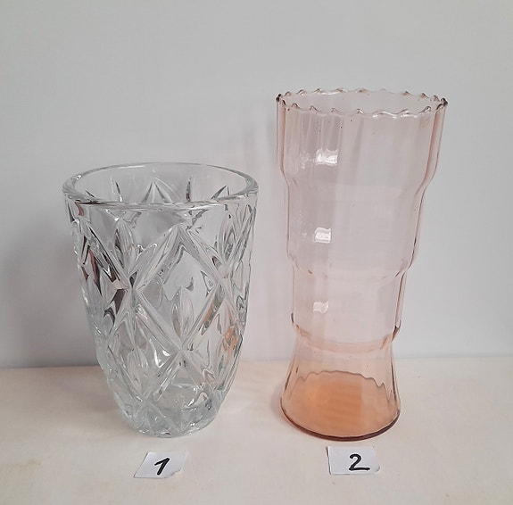 Erilaisia maljakoita... Riihimäen lasi 5735, Ikea yms... maljakko vaasi