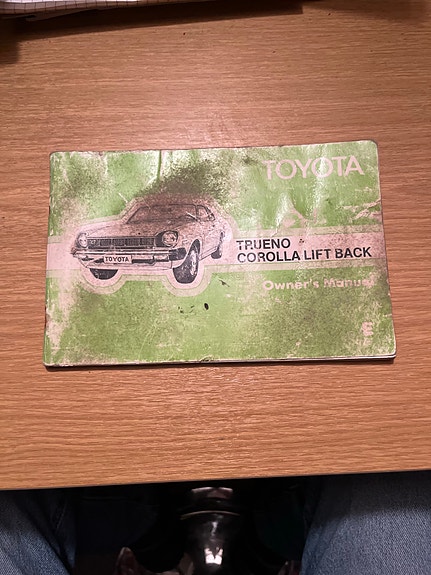 Toyota Trueno Corolla Liftback omistajan käsikirja