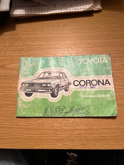 Toyota Corona TT132-käyttöohjekirja suomenkielinen