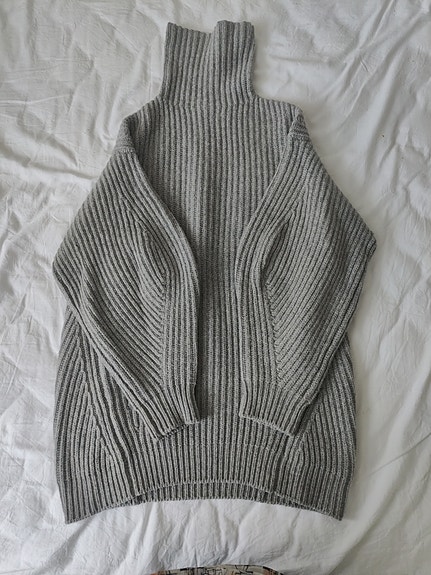 Acne Studios Isa L Wool Paw16 pooloneule harmaa villa XS