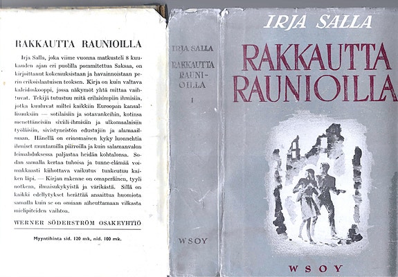 Irja Salla: Rakkautta raunioilla. WSOY 1944.