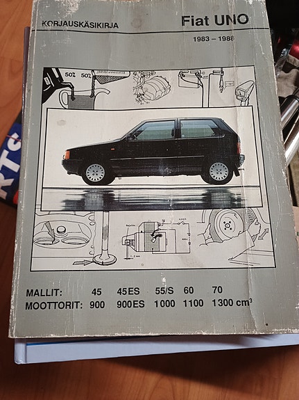 Fiat Uno korjauskirja Suomi kiel