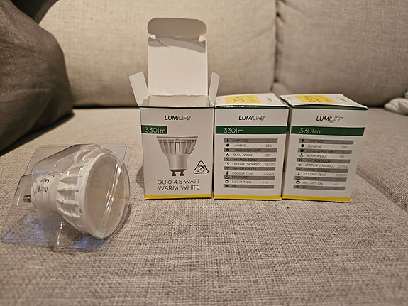 Lumilife GU10 Led-spotit 330 lm, 3kpl