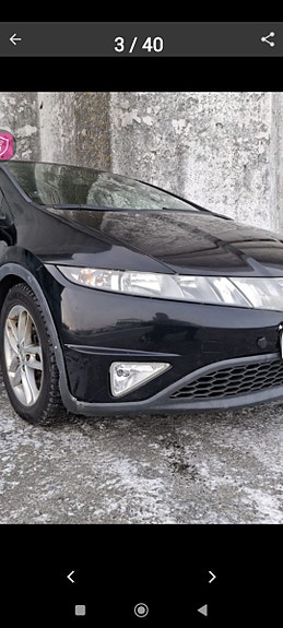 Honda civic 06-11 hb oikea ajovaloumpio