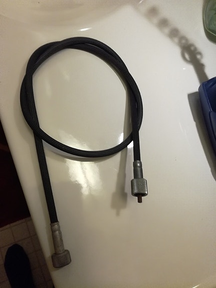 Vanhan mopon nopeusmittarin vaijeri 725 mm