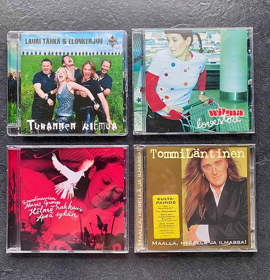 CD levyt, Suomi pop