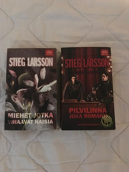 Stieg Larsson pokkarit:Miehet, jotka vihaavat naisia&Pilvilinna joka romahti