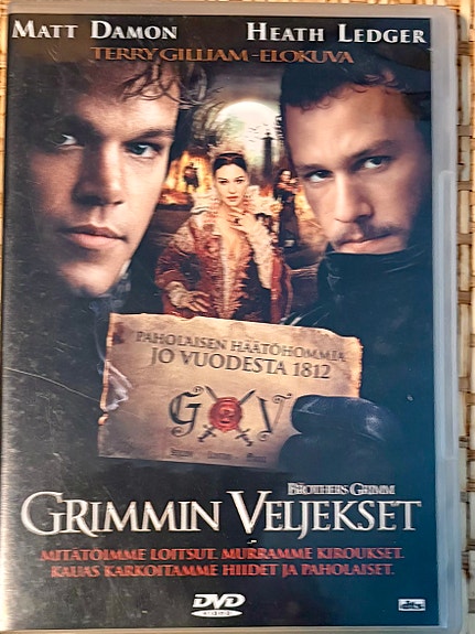 Grimmin veljekset elokuva DVD
