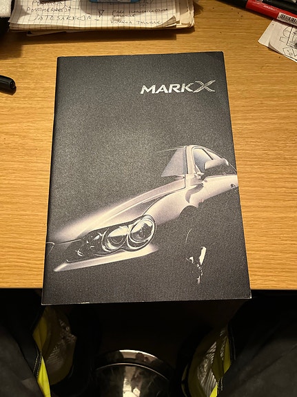 Toyota Mark X esite (GRX120, 121, 125)