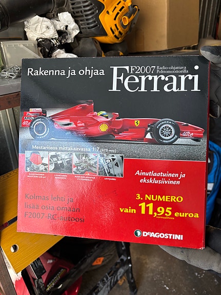 DeAgostini Ferrari F2007 rakennussarja lehti ja osat