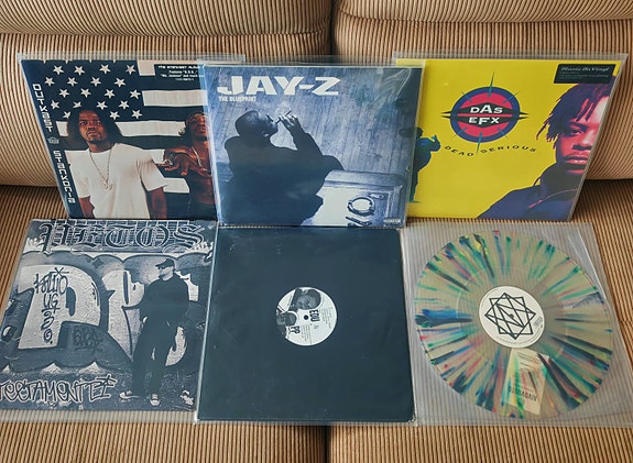 Hip hop ja rap vinyylejä