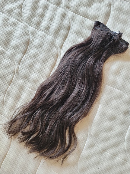 Clip-on pidennykset aito hius