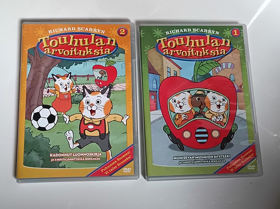 Richard Scarry Touhulan arvoituksia DVD-levyt osat 1–2