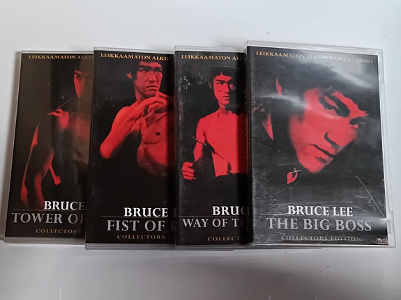 Bruce Lee Collection DVD-elokuvat 4 kpl