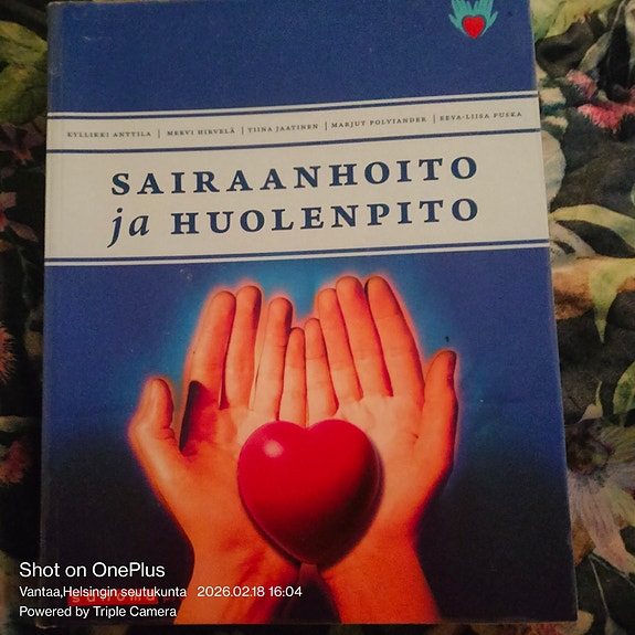 Sairaanhoito ja huolenpito kirja
