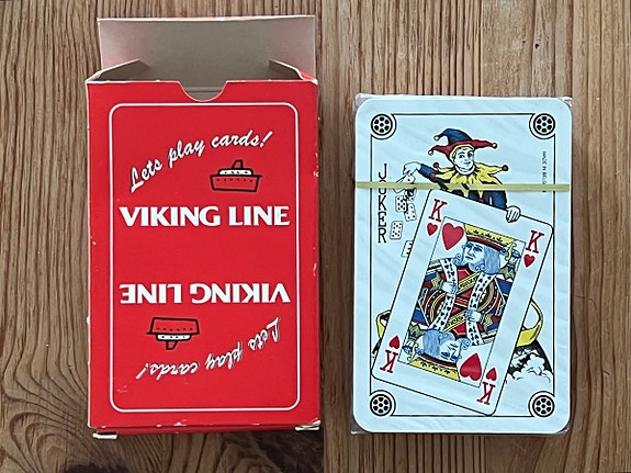 Vintage Viking Line -pelikortit (1980-luku) UUSI