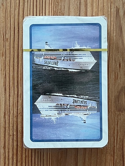 Vintage Silja Line pelikortit – 1980–1990-luku, UUSI