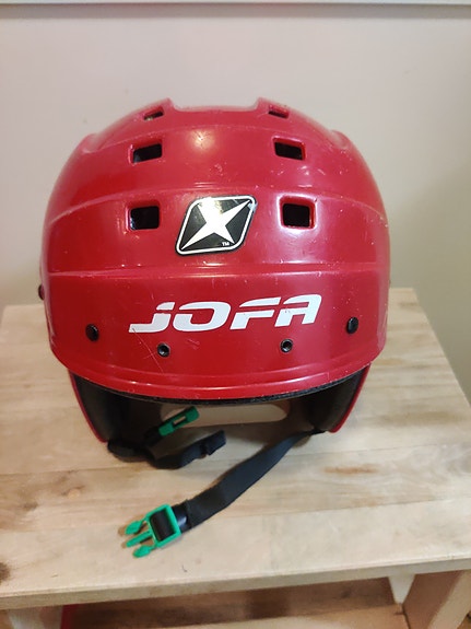 Jofa jääkiekkokypärä lapsille 48–54 cm punainen