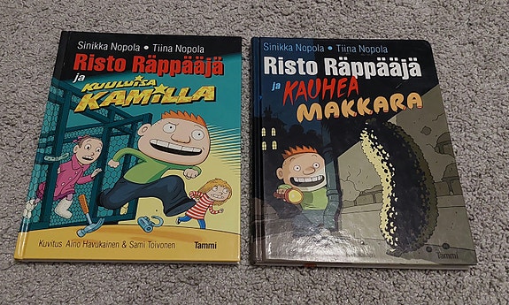 Risto Räppääjä kirjat, 2 kpl