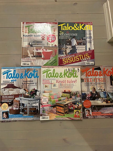 Talo & Koti sisustuslehdet 5kpl