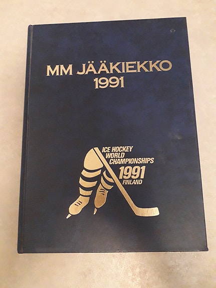 MM jääkiekko 1991 kirja