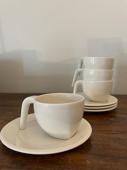 Iittala Ego kahvikupit ja lautaset 4 kpl