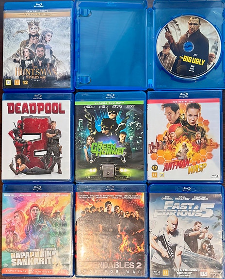 Blu-ray-elokuvia