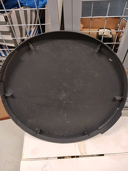 Muovinen pyöreä Ortex kansi