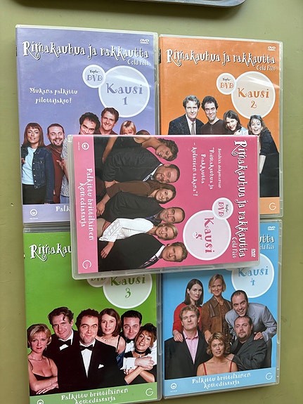 Rimakauhua ja rakkautta 5 tupla DVD:tä, kaudet 1–5