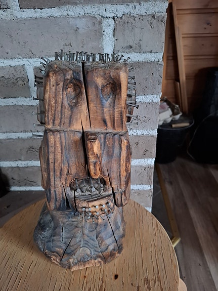 Puupää taideta