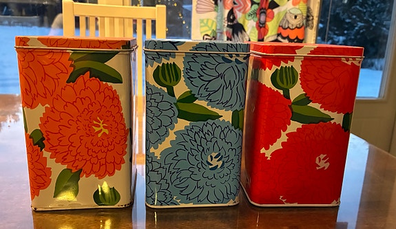 Marimekko/Iittala primavera purkit