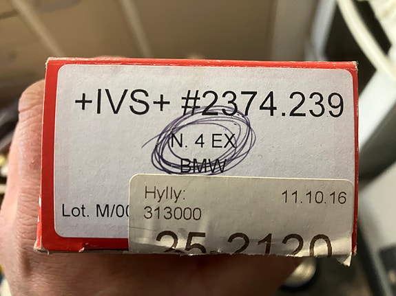 BMW E30/E36/E34 M40 Pakoventtiili 4kpl 88-93