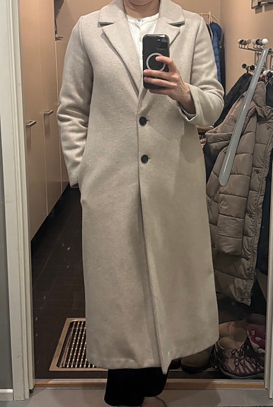 Zara pitkä takki naisten M