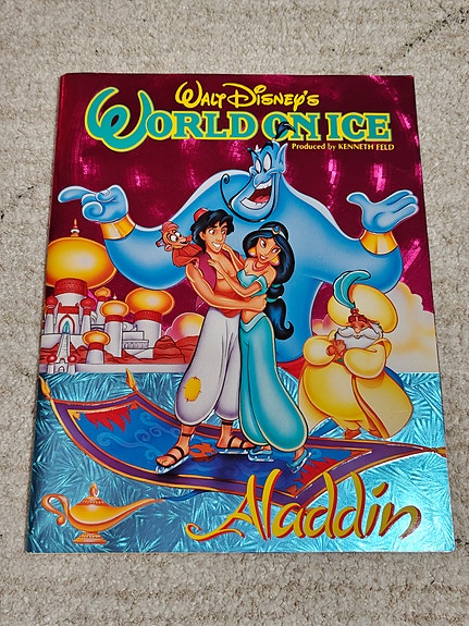 Disney Aladdin Disney on ice lehti