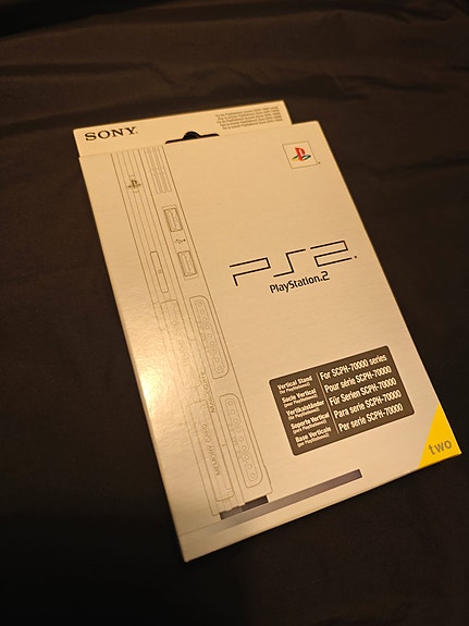 Ps2 slim stand silver UUSI