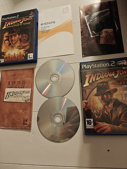 PS2 Indiana Jones pelit