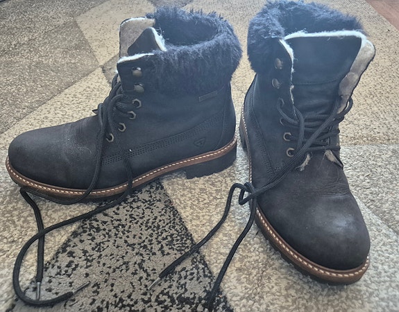 Tamaris lämpimät talvikengät/ nilkkurit koko 40