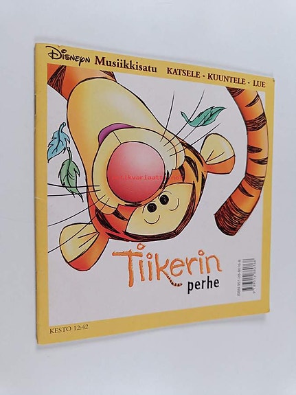Disneyn Musiikkisatu Tiikerin perhe CD+cd-kotelo