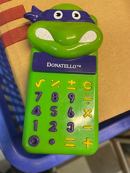 Ninja Turtles Donatello leikkilaskin vihreä