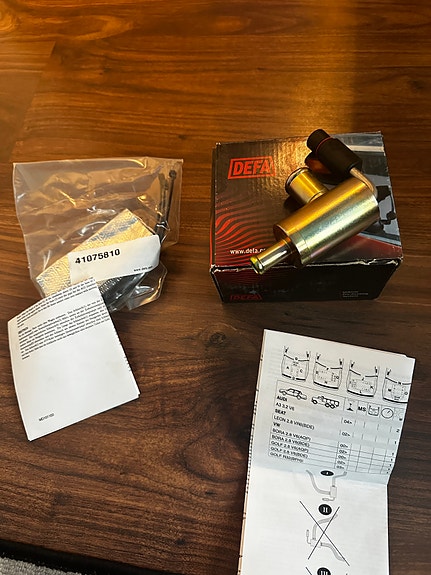 Defa 411758 letkulämmitin 15mm/23mmØ VAG