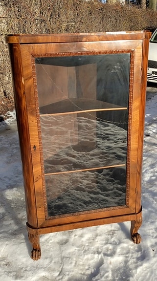 NOPEA Vitriini kulmakaappi / Chippendale corner cabinet