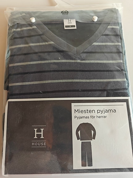House miesten pyjama, harmaa, S-koko