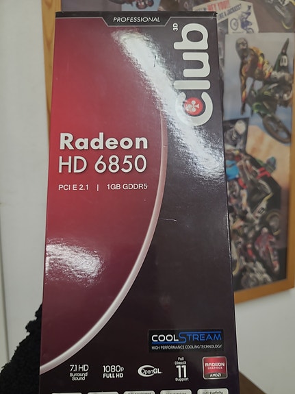 Club 3D Radeon HD 6850 näytönohjain