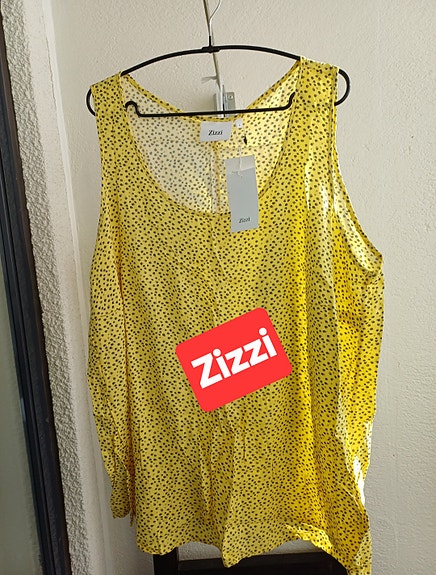Zizzi uusi keltainen tunika 50-52