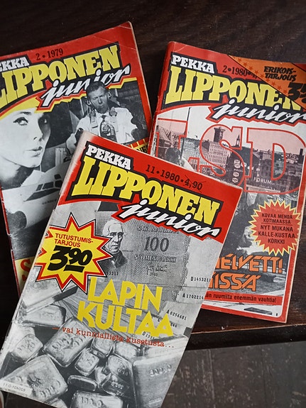 Pekka Lipponen Junior sarjakuvalehdet