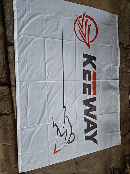 Keeway mainoslakana
