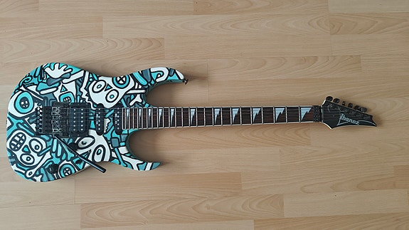 Ibanez RG760 1990 custom -maalauksella | Tori
