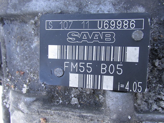 Saab 9-5 vaihdelaatikko.