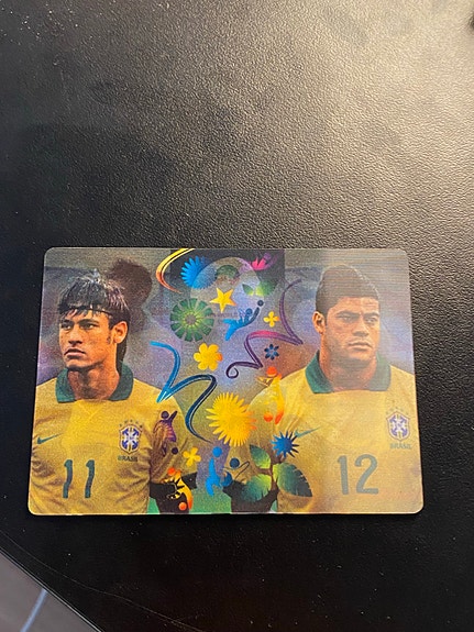 Panini world cup 2014,double trouble neymar jr & hulk