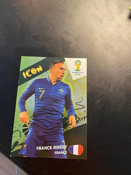 Panini World Cup 2014 Franck Ribéry Icon jalkapallokeräilykortti